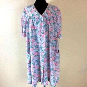 VINTAGE SIMPLY BASIC WOMEN HOUSE DRESS XXL